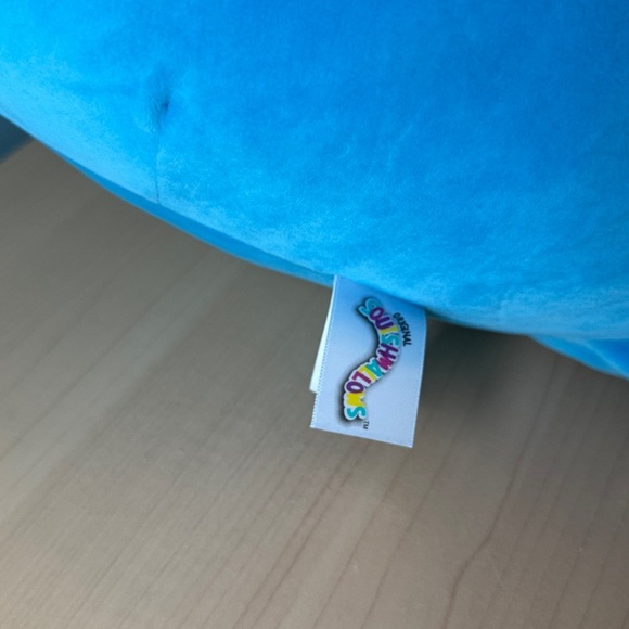 Squishmallows Blue and Green Stuffed Animal - Picture 3 of 5